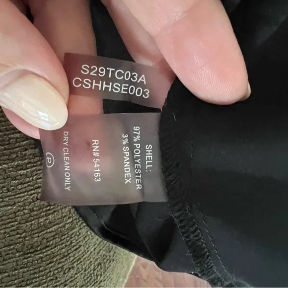 Calvin Klein Black Ruffled Sleeveless Blouse - Picture 6 of 6